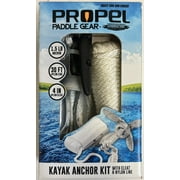 Propel Paddle Gear 1.5 lb Grappling Anchor Kit w/ Line and 4" Zigzag Cleat