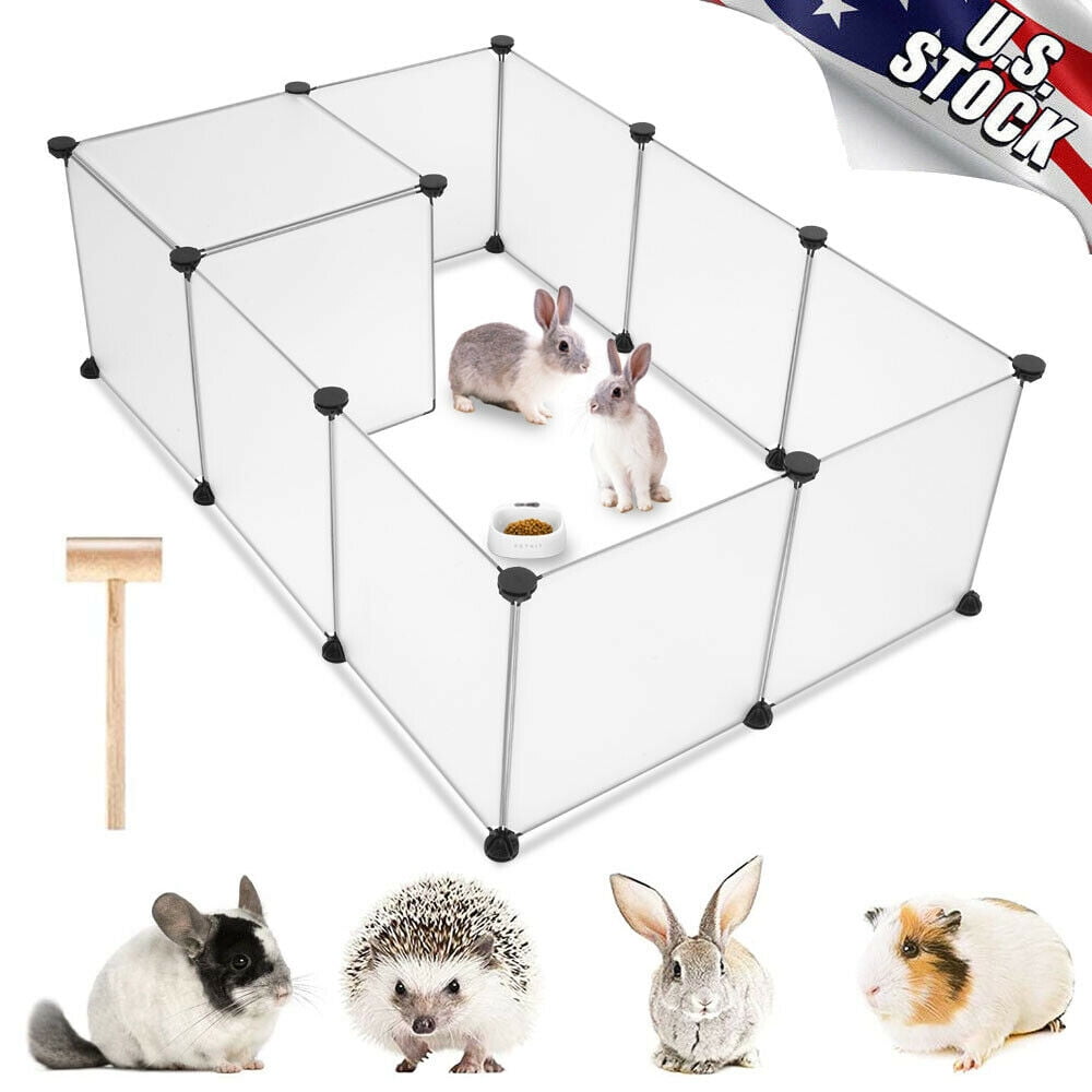 BLSMU Rat Fence,Mouse Playpen,Hamster Playpen with Mat,Breathable