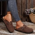 thumbnail image 5 of Women Comfort Cork Footbed Sandals, Slide Design for Beach Essentials, 5 of 10