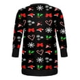 thumbnail image 3 of OUSITAID Cardigan à Manches Longues pour Femme Noël, 3 of 3