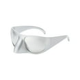 thumbnail image 4 of Gafas de sol para mujer, portátiles, estilo vintage, ligeras y modernas. Blanco, 4 of 9