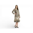 thumbnail image 1 of Chemin de Moda Robe à Manches Longues pour Femme à Imprimé Animal, Robe Décontractée Coupe Ample, 1 of 1