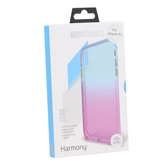 BodyGuardz Harmony Series Case for Apple iPhone XR - Unicorn (Teal/Pink)