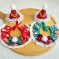 thumbnail image 2 of Festive Pet Apparel Christmas Hat Scarf Combo for Small Medium Dogs Cats Holiday Costume, 2 of 8