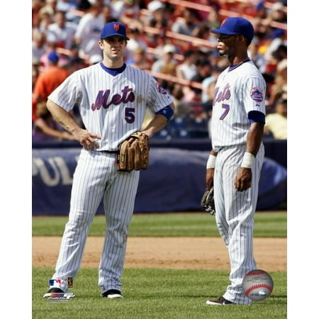 David Wright Memorabilia - David Wright Jose Reyes - 2006 Action Photo Print