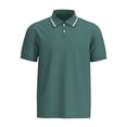 thumbnail image 1 of Playera Polo George para Hombre Tejida Manga Corta Verde Talla CH, 1 of 4