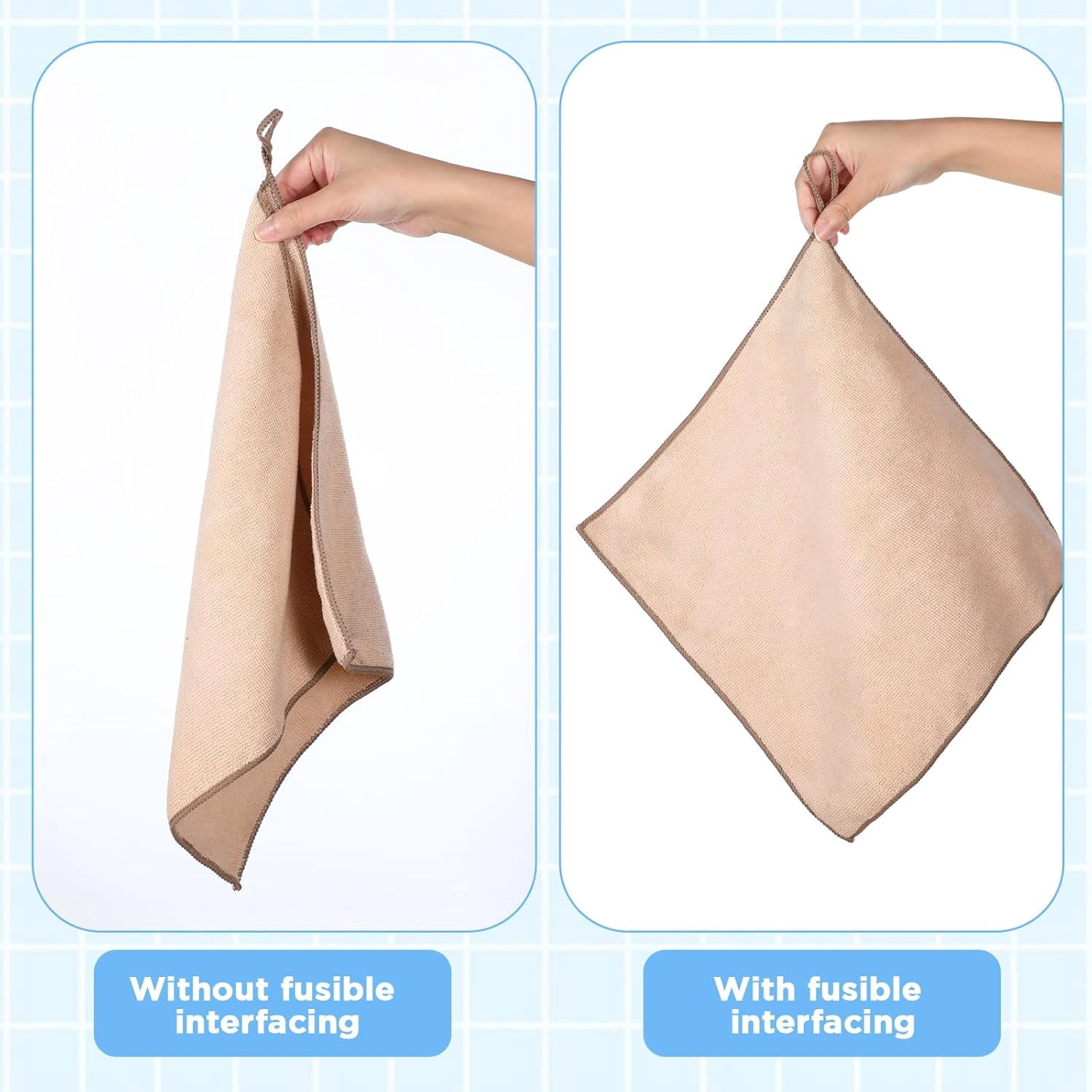 Heavy Weight White Non-Woven Fusible Interfacing, Iron On Single-Sided 11.8 Inch x 30.6 Yard for Sewing, Quilting, Crafts, Clothing and Home Decor