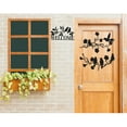 thumbnail image 4 of 1 set Lovely Bird Wall Decals 3D metal Material Wall Hangings Office Bedroom Living Room Classroom Parties Decoration, 4 of 5