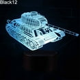 thumbnail image 2 of Vehicle 3D Illusion Color Changing LED Desk Light Children Room Table Night Lamp, 2 of 8