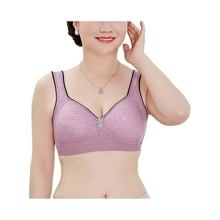 

UPAIRC Designed for Elderly Women Sexy Bra Push Up Comfy Soft Bras Underwear