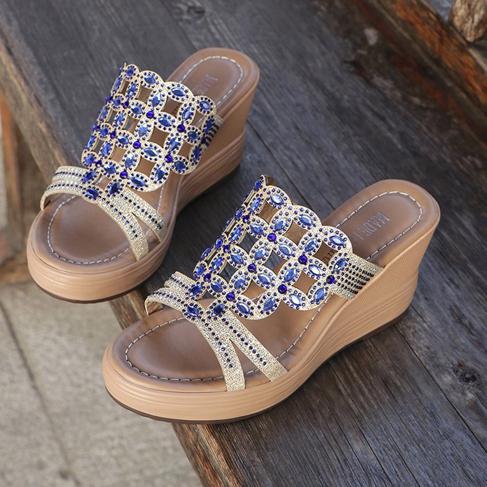 Chaussures Pantoufle Femme Talon CompensÃ© Acheter Pantoufles à La