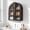 Black, variant on YDN Modern Arched Wall Cabinet - 23.6" Wood Medicine Cabinet with Tempered Glass Doors & Adjustable Shelf, Wall Storage Cabinet for Bathroom, Over the Toilet Cabinet for Bath and Living Room, Walnut