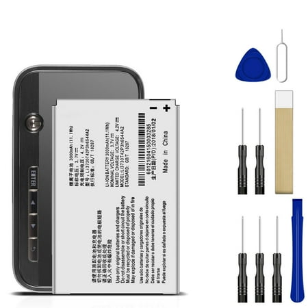 Replacement Battery Li3730T42P3H6544A2 For US Cellular ZTE Unite II 2 MF96U 4G LTE Mobile Hotspot Tool