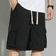 thumbnail image 4 of Puntoco Pantalones Cortos Cargo Ligeros Y Transpirables Para La Playa Al Aire Libre, Informales, Diarios, Para Hombre, Negro Xxxl, 4 of 8