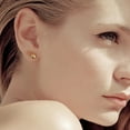 thumbnail image 6 of 11pairs Surgical Steel Earrings for Sensitive Ears Hypoallergenic 20G Flatback Heart Star Square Ball CZ Stud Earrings Small Cartilage Huggie Hoop Earrings 8/10/12MM for Women Men, 6 of 7
