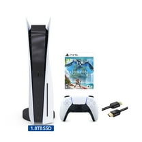 PlayStation 5 Upgraded 1.8TB Disc Edition Horizon Forbidden West Bundle and Mytrix 8K HDMI Ultra High Speed Cable - White, PS5 Gaming Console