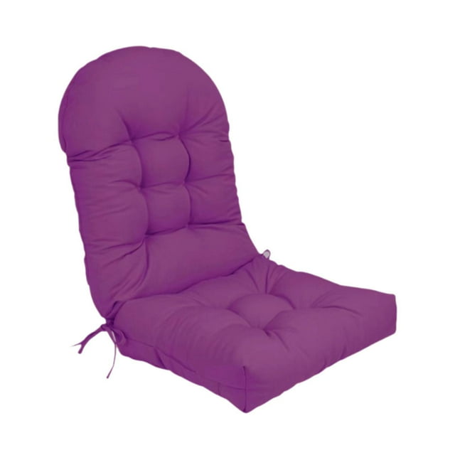 Sillón de asiento al aire libre cojín chaise colchón de marginés de jardín impermeable balcón interior sala de estar de almohadilla para almohadillas violeta