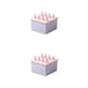thumbnail image 3 of Toystoory Máquina para hacer hielo, crema, utensilio de cocina, herramienta de moldeo, accesorio DIY, 8 rejillas, multiusos, antiadherente, sin 8 Rejillas/Rosa-morado 2piezas, 3 of 6