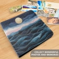 thumbnail image 4 of FORMRS 3 Ring Photo Album 4"x6" Self Adhesive Large Capacity PU Leather Cover, Ocean Waves, 4 of 8