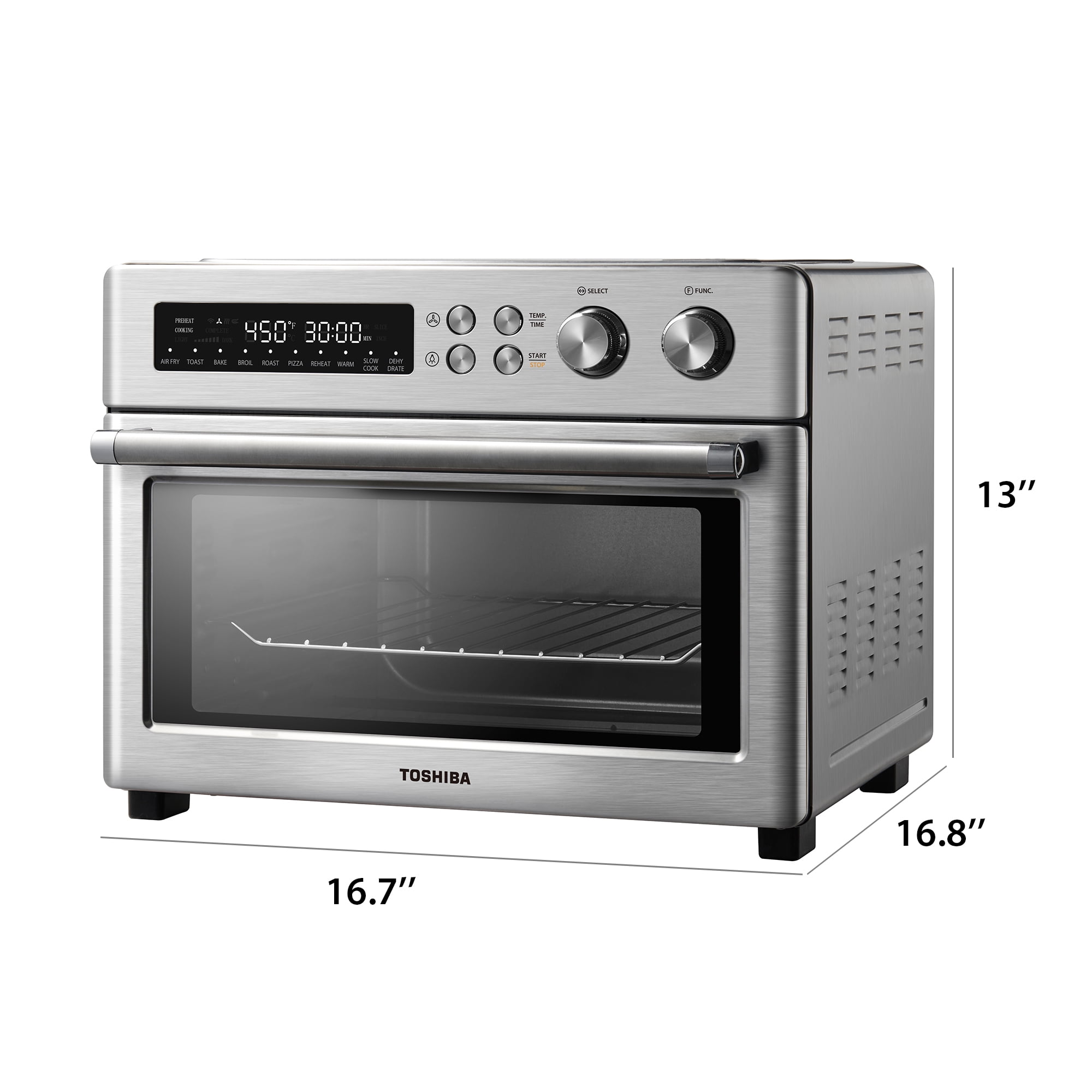toshiba digital healthy air fry toaster oven