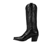 Dan Post Womens Women'S Polished Western Boot Snip Toe Black 7 M US