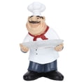 thumbnail image 3 of Resin Ornaments, Figurines Home Decor Fat Chef Kitchen Decor Chef Nut Tray Statue, For Home, 3 of 8