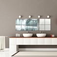 thumbnail image 3 of DIY Decor: Silver Flexible Mirror Sheets, Cuttable Mirror Wall Stickers For Enhancing Your Space With A Reflective Effect And Durable Smooth Surface (30 X 30 Cm), 3 of 5