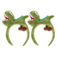 thumbnail image 1 of KAKOWELY Diadema de dinosaurio, accesorios para el cabello, diadema de dinosaurio de peluche, accesorios para fiesta, diadema adorable, accesorio para disfraz de animal, 1 of 4