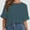 Heather dark blue, variant on Women's Oversized T Shirts Short Sleeve Crewneck Summer Tops Casual Loose Basic Tee Shirts Trendy Clothes