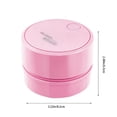 thumbnail image 2 of Dsseng PureCasaRotating Desktop Vacuum Cleaner for Desk Computer Keyboard  2-Speed Rechargeable Mini Tabletop Cleaning Machine Vacuum for Home School Office  Gift for Kids Dtudents  1PC, 2 of 9