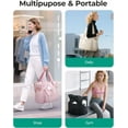 thumbnail image 5 of CNV Tote Bag for Women, Tote Shoulder Bag with Laptop Compartment and Zipper Handbag for Travel, Work, 5 of 6
