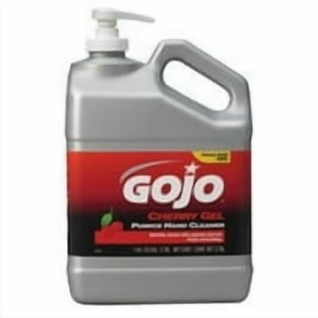 GOJO Industries 315-2352-15 Cherry Gel Pumice Hand Cleaner, 6 fl. oz. Squeeze Bottle