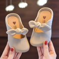 thumbnail image 3 of Otqutp Fashion Footwear for Baby Girls Toddler Fashion Indoor Anti Slip Soft Bottom Bowknot Baotou Princess Sandal Slippers for 2 to 10 Years, 3 of 3