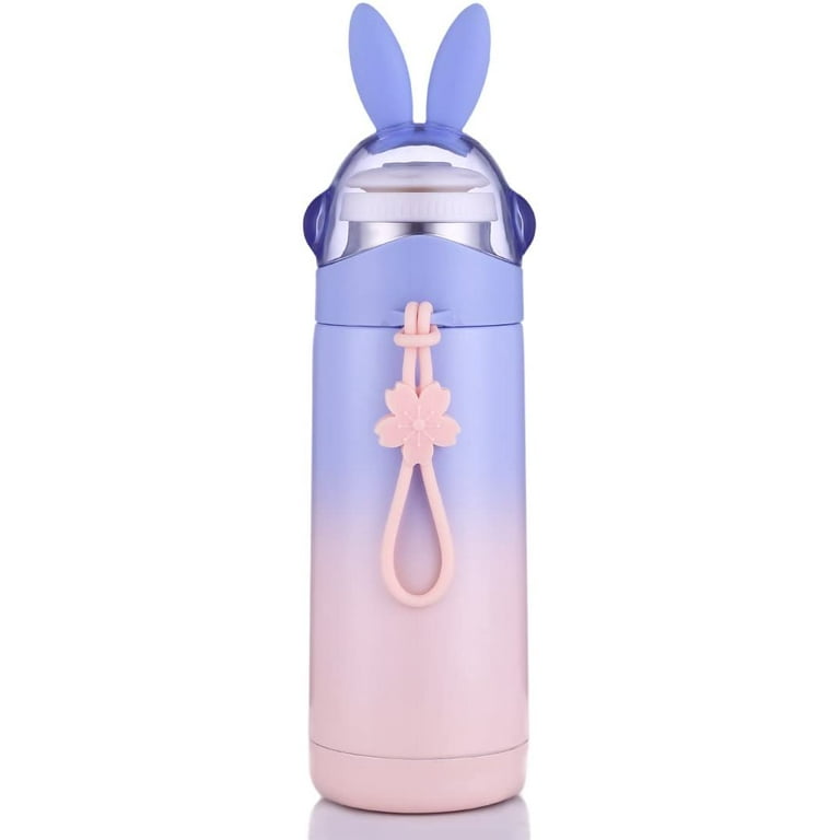 320ml Kids Baby Feeding Bottle Cute Rabbit Style Thermos Cup Stainless  Steel Keep Water Hot Suitable For Kids Child School - AliExpress