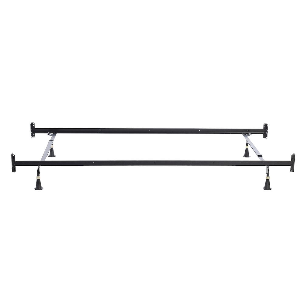 Hollywood Bed Frame Headboard & Footboard Bed Frame Twin/Full with 4-Glides