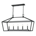 thumbnail image 3 of Savoy House 1-324-5-44 Townsend 5 Light Linear Chandelier in a Classic Bronze Finish (44" W x 23.5" H), 3 of 5