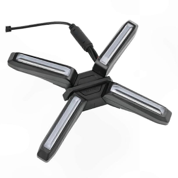 X-Shaped Front Headlight for Electric Scooters, 4W Bright Replacement Lamp Compatible with Segway Ninebot ZT3/ZT3 Pro