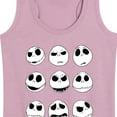thumbnail image 3 of The Nightmare Before Christmas - Jack Face Grid - Women's Racerback Tank Top, 3 of 5