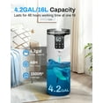thumbnail image 3 of Lacidoll Whole House Humidifier for home, 16L/4.2gal, 1500 Sq.ft., Ultrasonic Cool Mist Humidifier for Room, White, 3 of 8