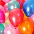 thumbnail image 5 of 100 globos multicolores con cuentas nacaradas. Globos inflables de cumpleaños Decoraciones para fiestas y accesorios de cumpleaños, 5 of 5
