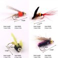thumbnail image 3 of Señuelos 64pcs Moscas de Pesca Con Mosca Kit de Señolas de Señuelos de Pesca Con Tiras de Insectos Biomimética Con Caja de Mosca, 3 of 7