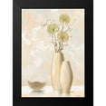 thumbnail image 2 of Renee 11x14 Black Modern Framed Museum Art Print Titled - Vases with pastel II, 2 of 5