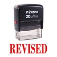 thumbnail image 1 of Printtoo Office Stationary REVISED Self Inking Rubber Stamp Stamp-Red, 1 of 1