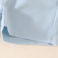 thumbnail image 6 of Baby Boys Summer Clothes My First Easter Outfit Set 2 Piece Bow Tie Short Sleeve Shirt Top and Solid Color Shorts Set, 6 of 6