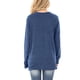 thumbnail image 3 of Jersey para mujer, camisa con cuello cruzado, manga larga, sudadera informal holgada para otoño, 3 of 5