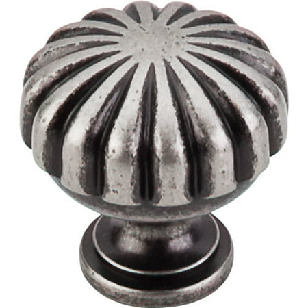 Top Knobs - Melon Knob 1 1/4 Inch - Pewter Antique - M1596