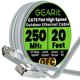 thumbnail image 1 of Cable Ethernet GearIt Cat6 de 6 m con blindaje plano para exteriores, 10 Gbps, 1 of 8