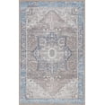 thumbnail image 7 of GLN Rugs Sinop - Indoor, Machine Washable Area Rug 2'x3' Brown/Blue Home Carpet, 7 of 7