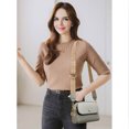 thumbnail image 4 of ¡Precios Insuperables!, Bolso bandolera de un solo hombro de piel de gran capacidad con múltiples compartimentos para mujer Akmoler, 4 of 8