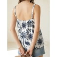 thumbnail image 3 of Cuteduck Women Tank Tops Summer Loose Fit Sleeveless Floral Print U Neck Casual Camisole M-4X, 3 of 10
